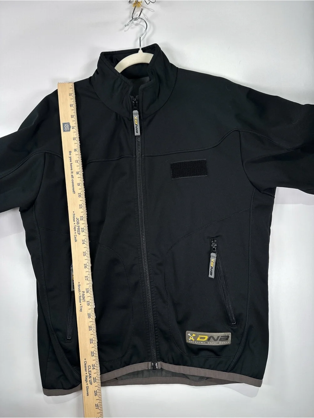 Descente Softshell Jacket Fleece Lined Full Zip Black S